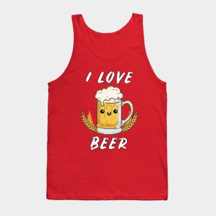 I Love Beer - International Beer Day Tank Top